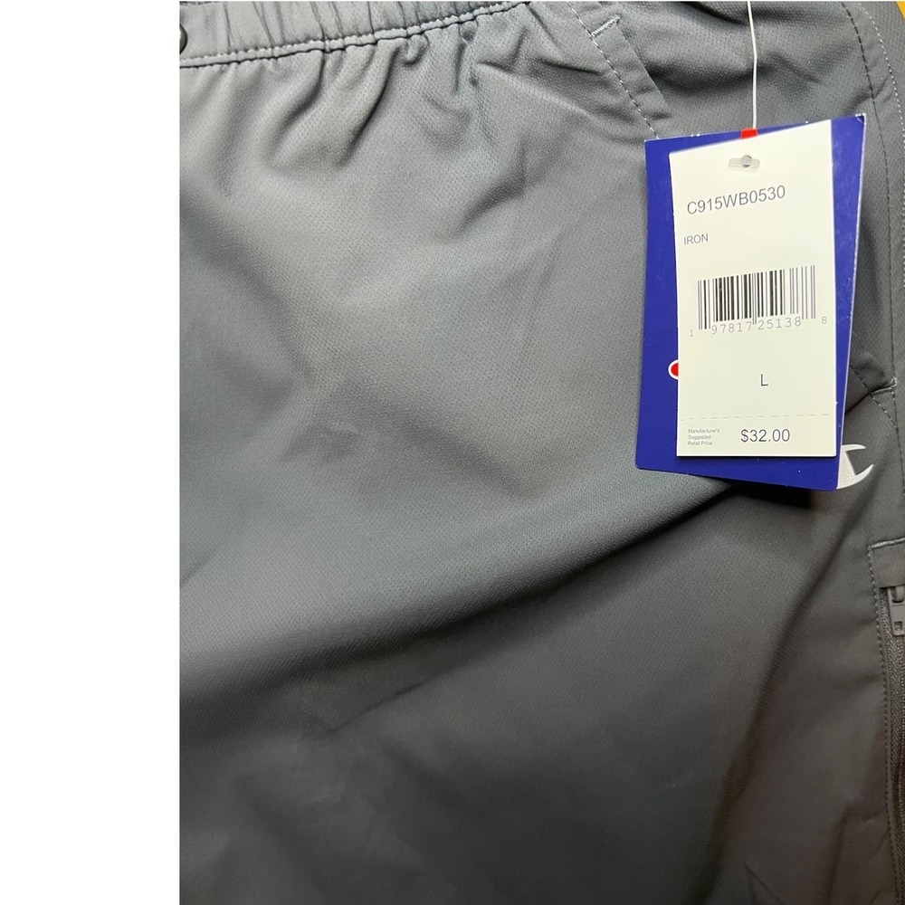 Champion Boys Woven Jogger Pants Iron Grey C915WB0530 Size L 14/16 - Picture 7 of 8